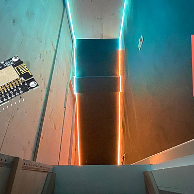 How I turned our stairwell into a nightclub