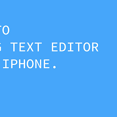 txt.edit, de ontbrekende teksteditor voor iPad en iPhone